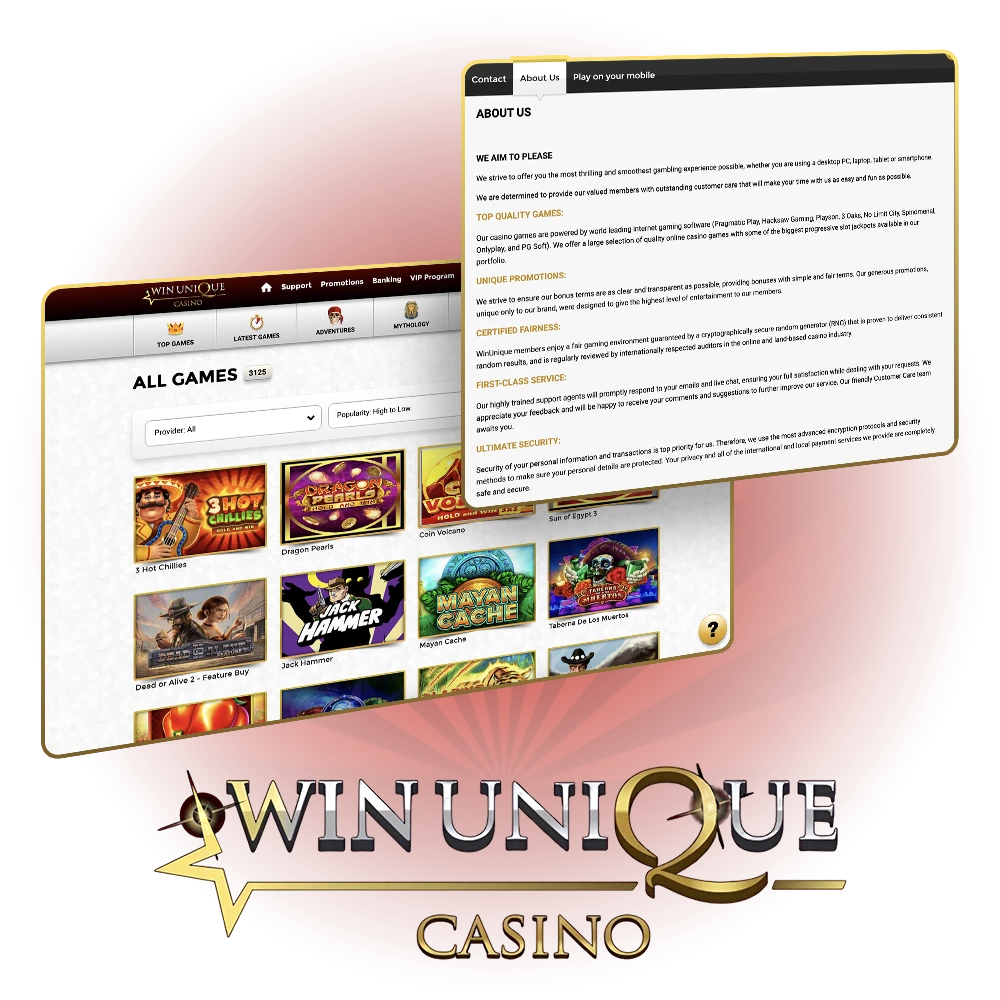 Learn more about the Win Unique Casino team.