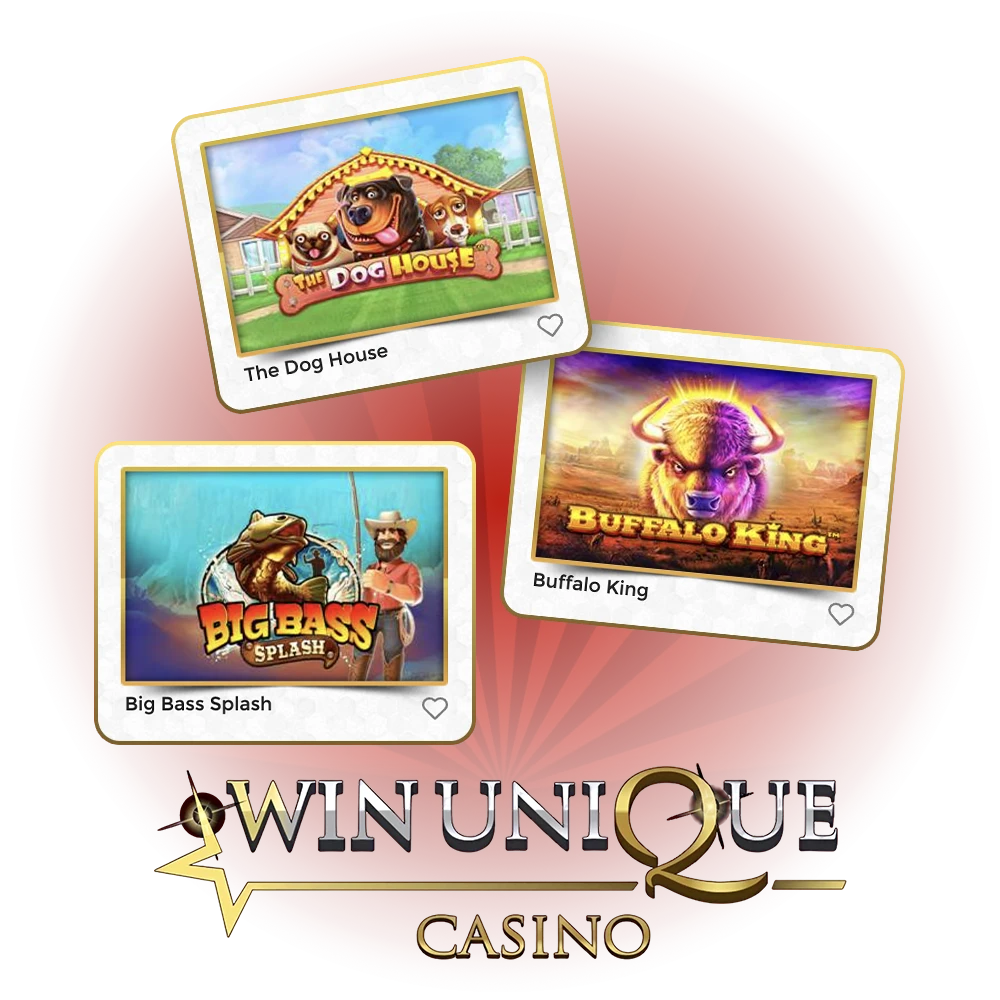 Enjoy a wide selection of games at Win Unique Casino.