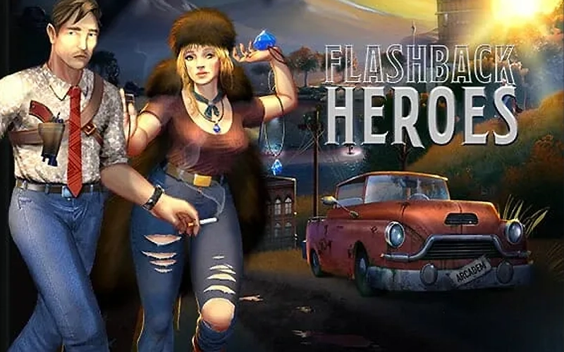 Go back in time with the heroes in Flashback Heroes at Win Unique Casino.