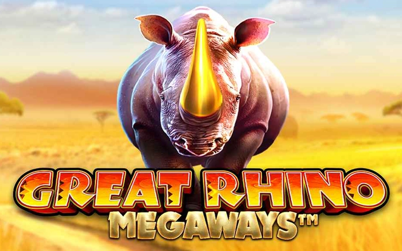 Battle the wild rhino in Great Rhino Megaways at Win Unique Casino.