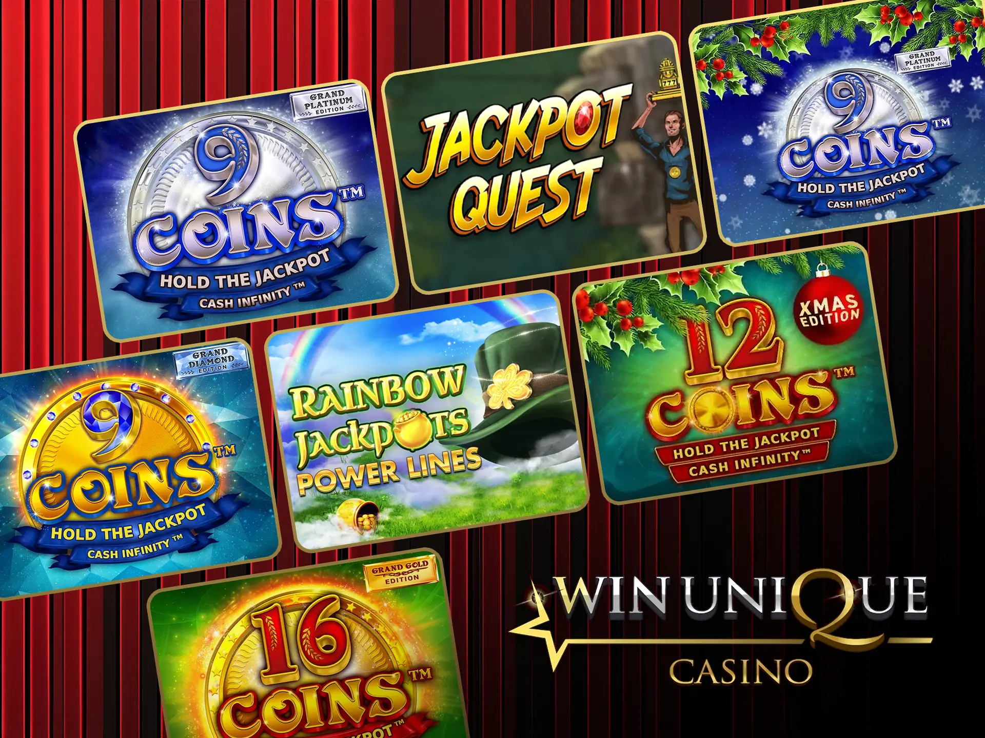 Try your luck on jackpot games at Win Unique Casino today.