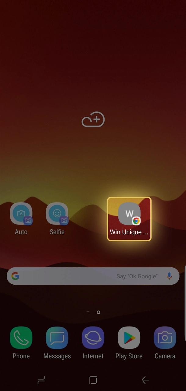 Download Win Unique Casino to your smartphone for quick registration.