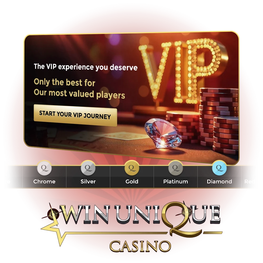 Enjoy the privileges of VIP status at Win Unique Casino.