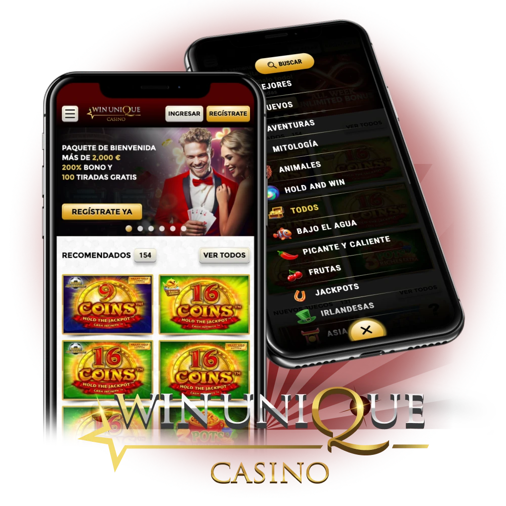 Descarga la aplicación Win Unique Casino y juega en cualquier momento.