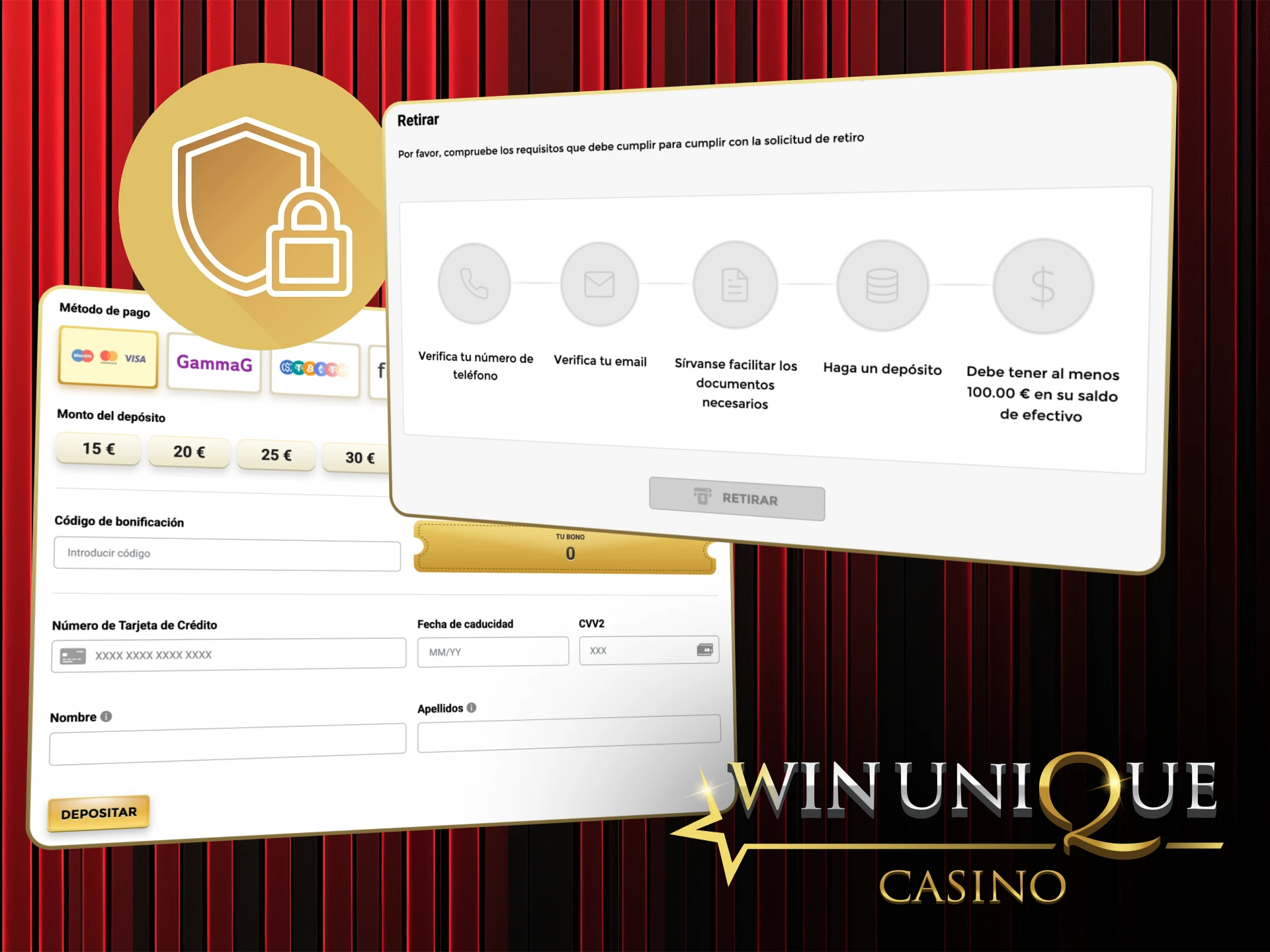 Win Unique Casino garantiza privacidad y transacciones seguras para cada jugador.