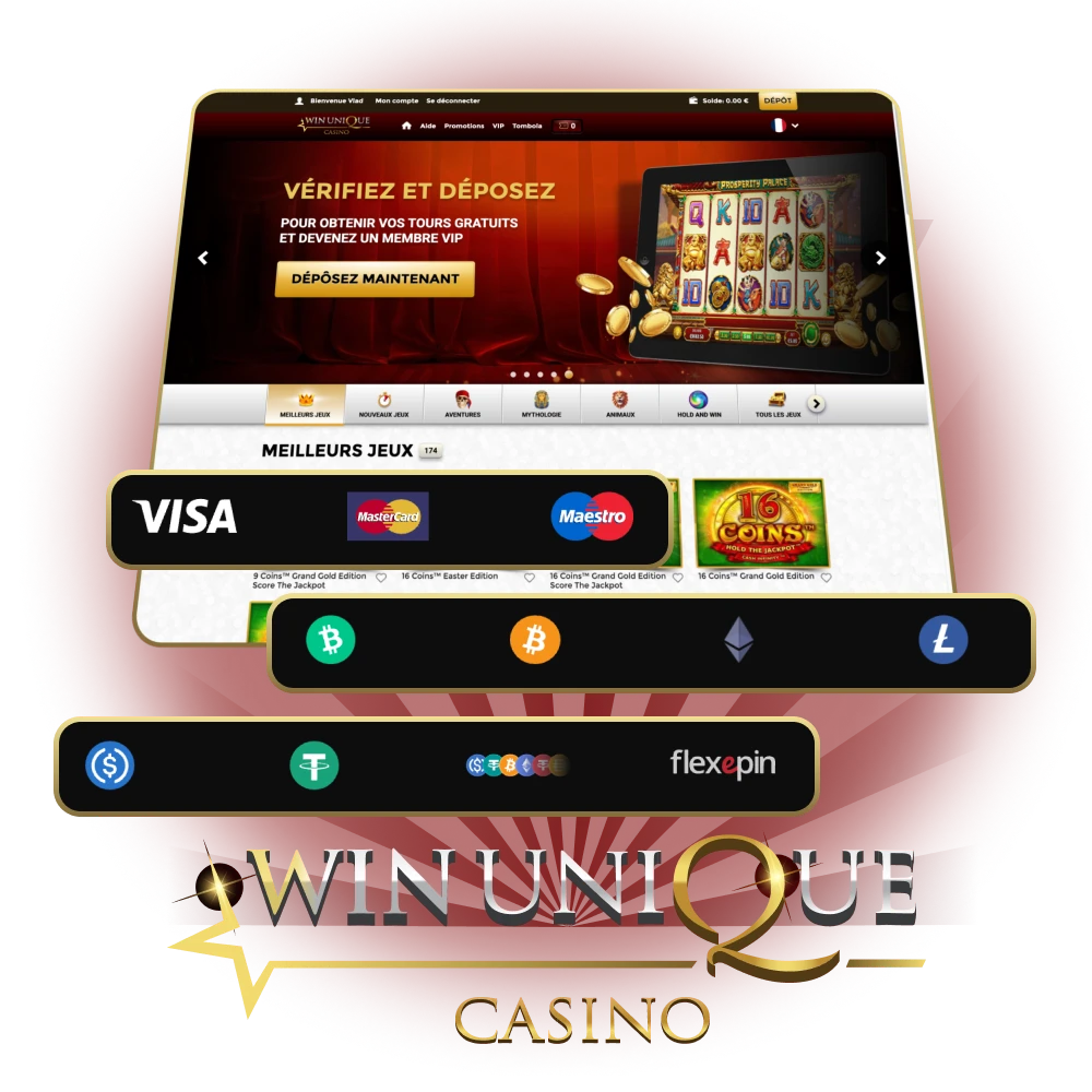 Services bancaires au Casino Unique : paiements sûrs, rapides et flexibles