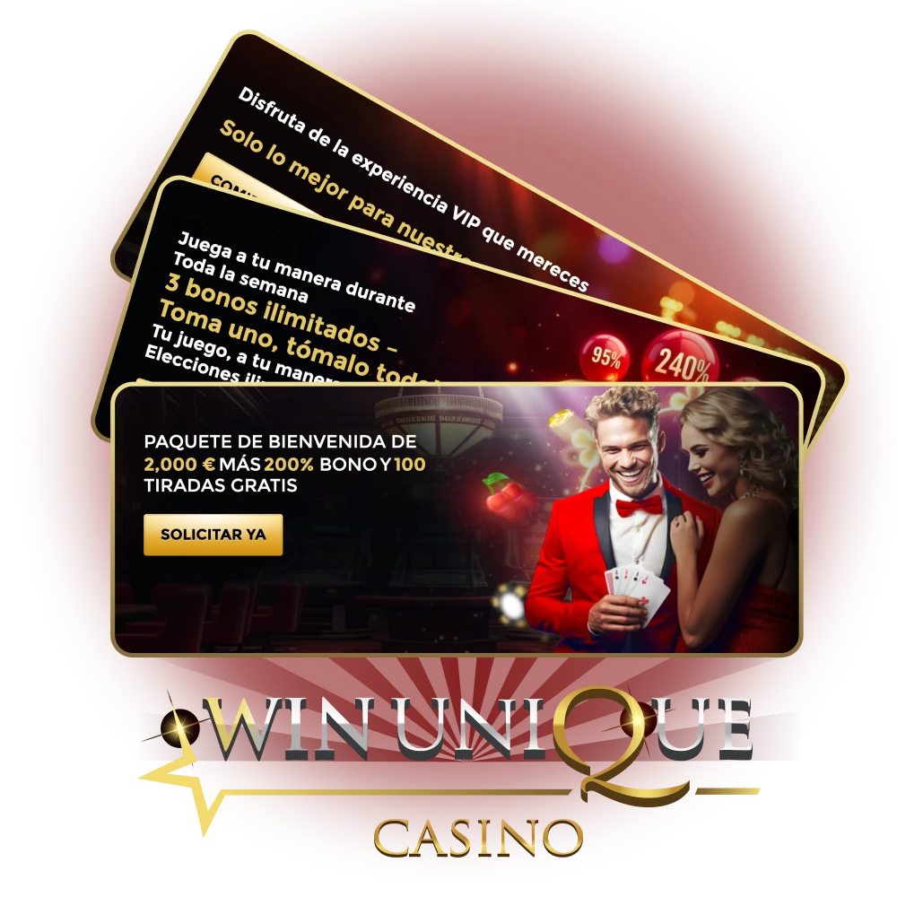 Activa ofertas exclusivas en Win Unique Casino.