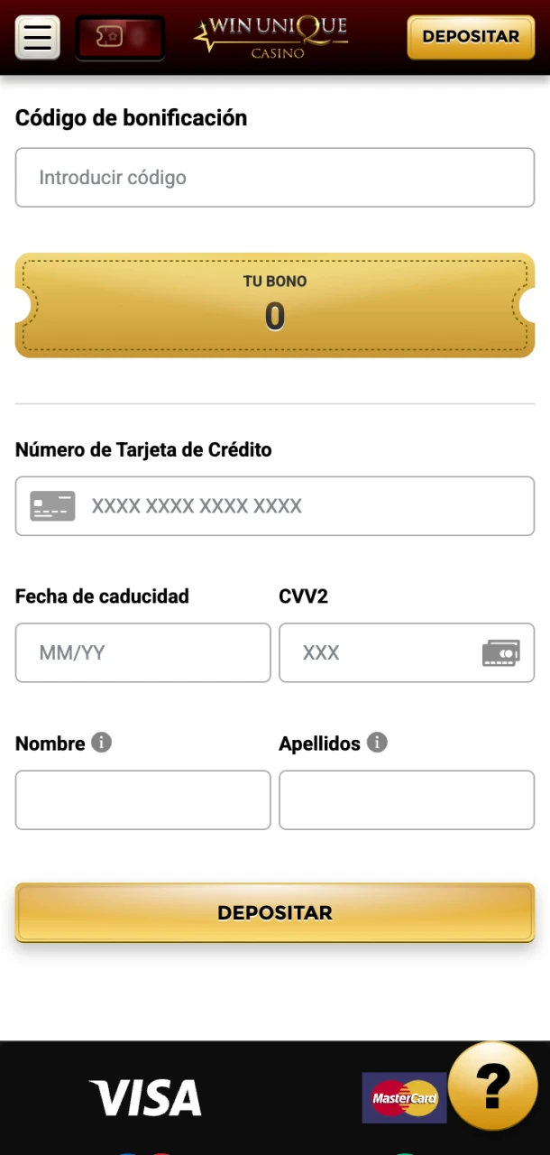 Confirma el pago y comienza a jugar con tu depósito en Win Unique Casino.