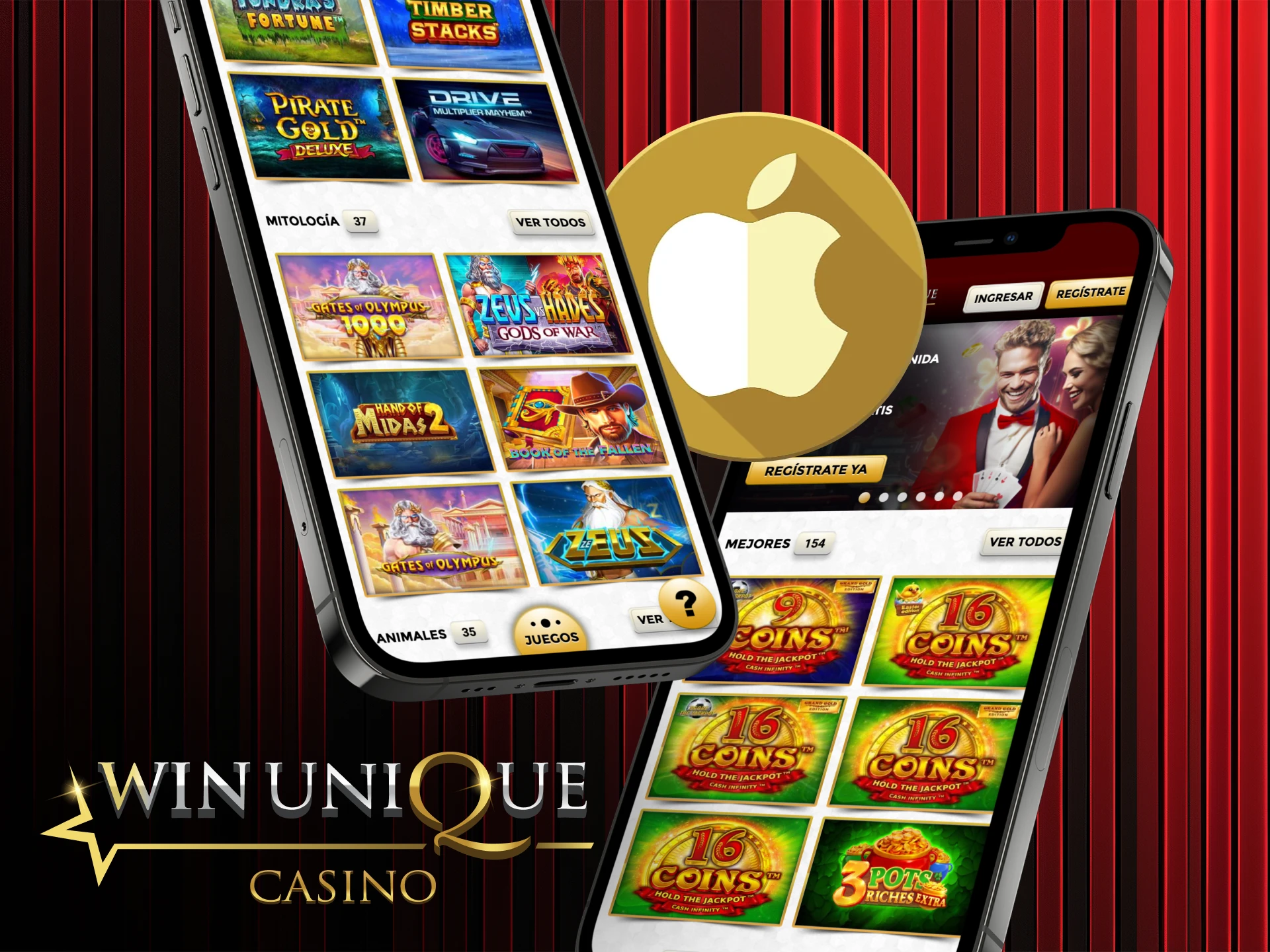 Obtén la aplicación para iOS y disfruta de juegos sin inconvenientes en Win Unique Casino.