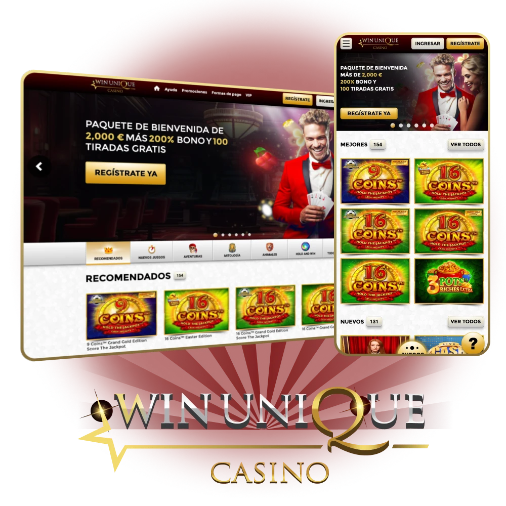 Juega los mejores juegos en Win Unique Casino ahora mismo.